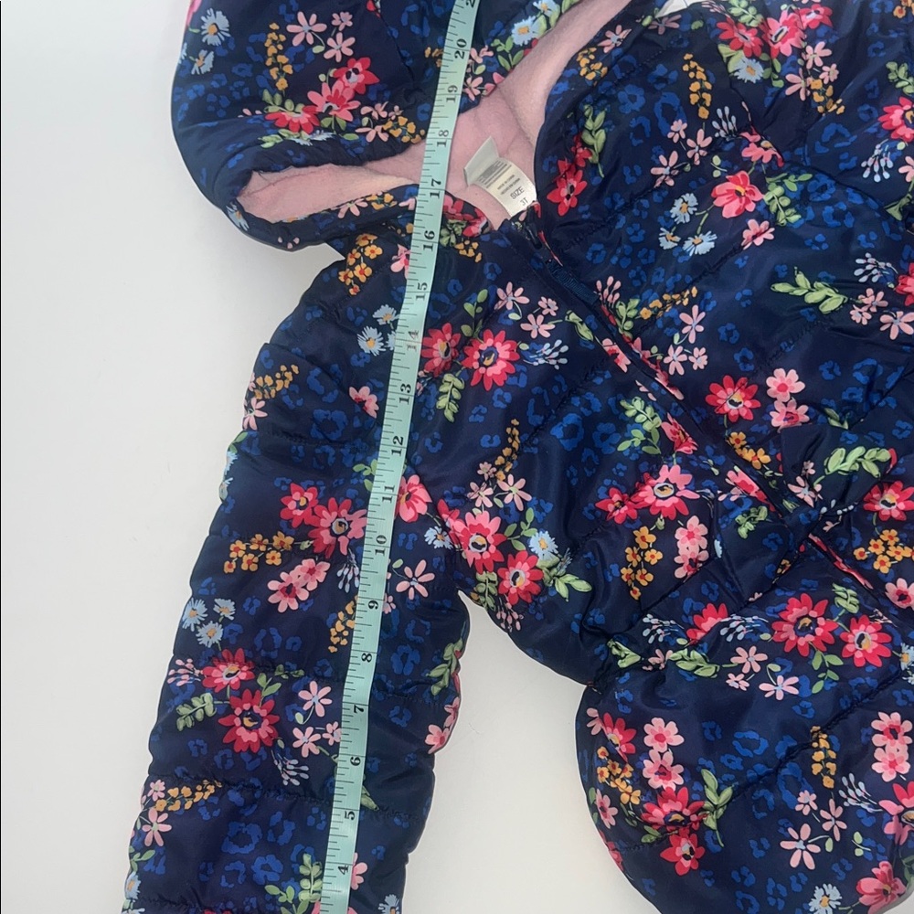 Little Me Navy Floral Jacket - Picture 8 of 10